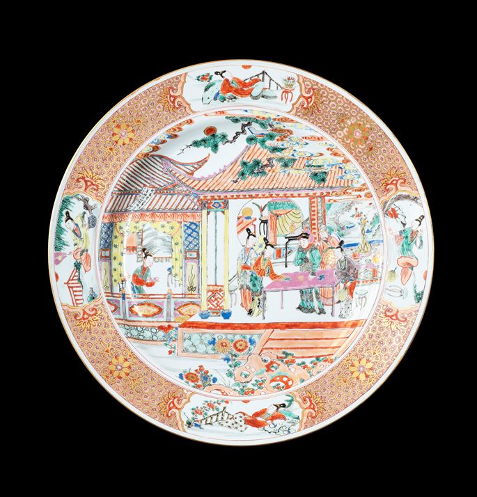 Chinese porcelain large charger  | MasterArt